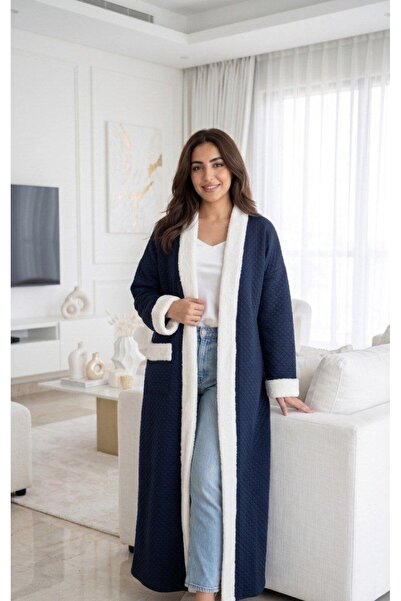 alqarat Noura Luxury Diamond-Quilted Winter Farwa Jacket