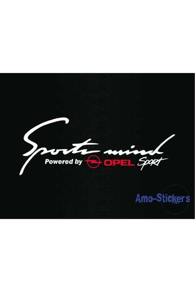 Amo-Stickers Стикер Opel Sports Mind 30см Тъмно сив