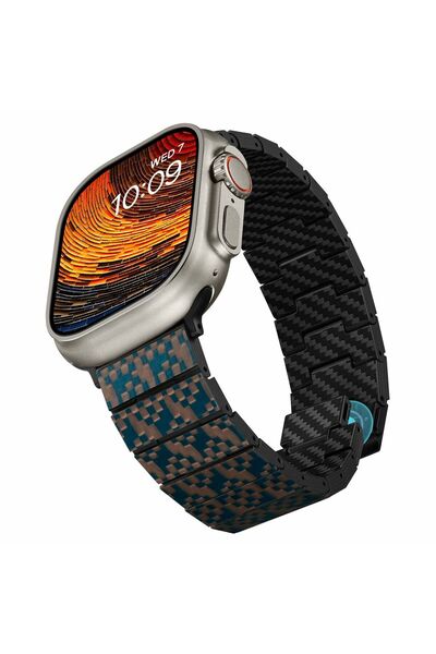 PITAKA Curea Dreamland ChromaCarbon pentru Apple Watch seriile 1 - 9 / SE / U...