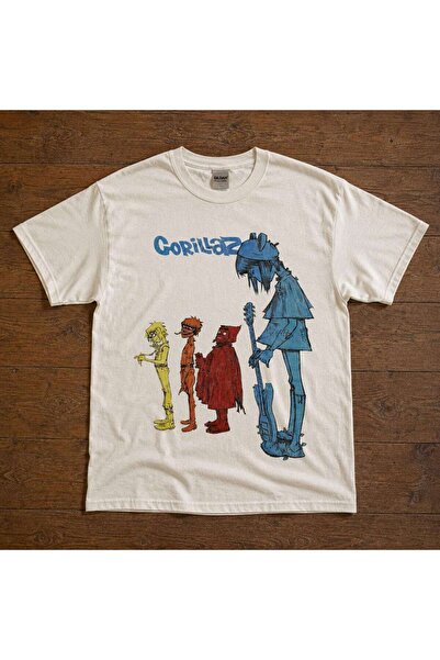 Grafftee Clothing Gorillaz Printed Unisex Oversize T-Shirt