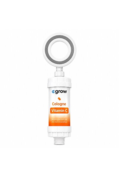 eGROW Set Premium Cap de Dus + Filtru Vitamina C eGROW®, Compatibil universal...
