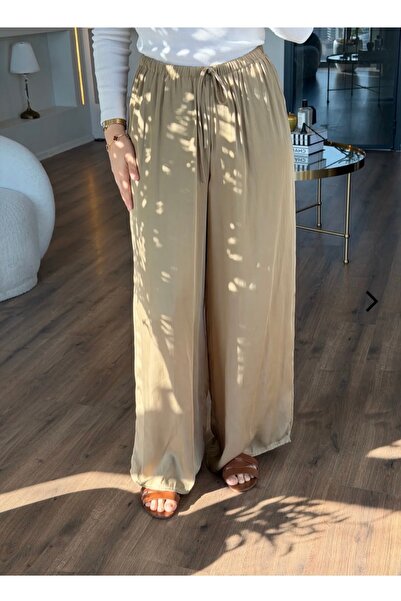MODA S&S BZLİNE Satenske svilene pantalone