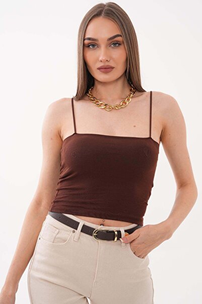 DazzUp Women's Rope Strap Crop