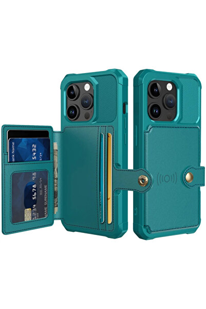 HappyCase 3 σε 1 - Θήκη Σιλικόνης με Ενσωματωμένο PU Πορτοφόλι - Apple iPhone...