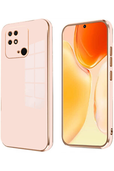Bodycell Gold Plated - Θήκη Σιλικόνης Xiaomi Redmi 10C - Pink