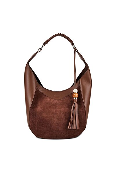 Guess Schultertasche Leder 27 cm