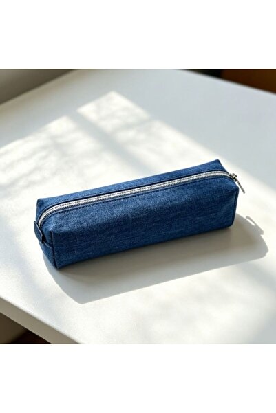 idei Portpix Mini Pătrat Din Țesătură Denim Albastru, Dimensiuni 20x4,5x4,5cm...