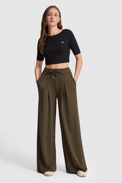 U.S. Polo Assn. Women's Dark Khaki Sweatpants 50321614-Vr111