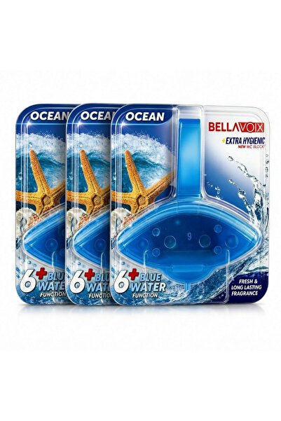 BELLAVOIX Set 3 x Odorizant WC Bellavoix, Parfum Oceanic, Igienă Intensă, Pro...