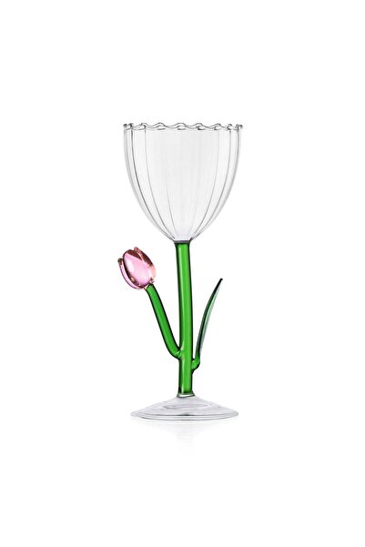 Ichendorf Pahar pentru vin, Pink Tulip, Botanica by Alessandra Baldereschi -