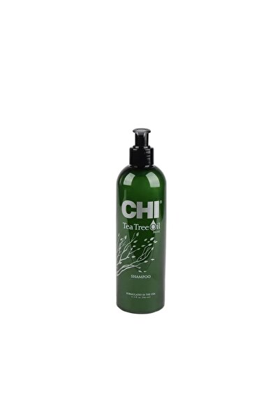 Chi Silk شامبو مزيج زيت شجرة الشاي 340 مل - شامبو منعش ومنقي للعناية بالشعر م...