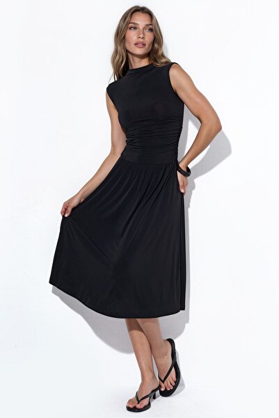Hiccup Busem Sleeveless Jersey Maxi Dress