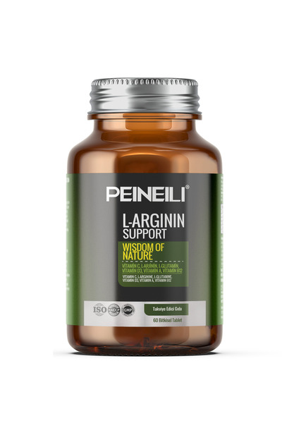 PEINEILI L-Arginin Support 500 mg 60 Tablet Aminoasit ve Vitamin İçeren Takvi...