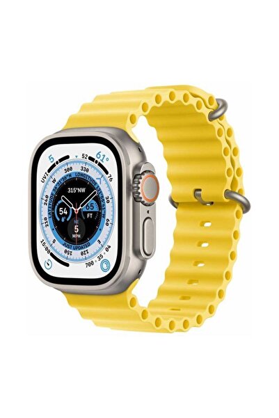 Orso Deluxe Sport Silicone Yellow Λουράκι Apple Watch 44/45/46/49mm