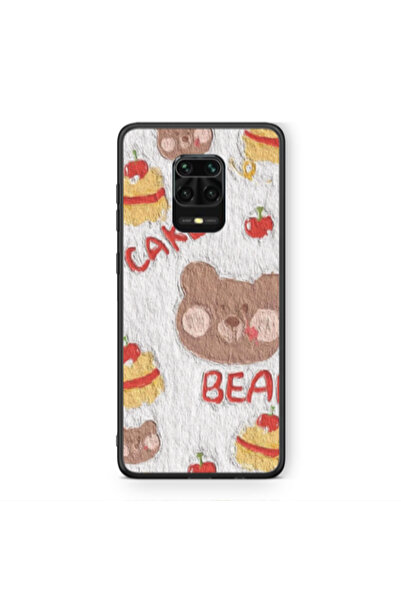 Other Xiaomi Redmi Note 9 Pro Cake Bear Black Glossy Θήκη