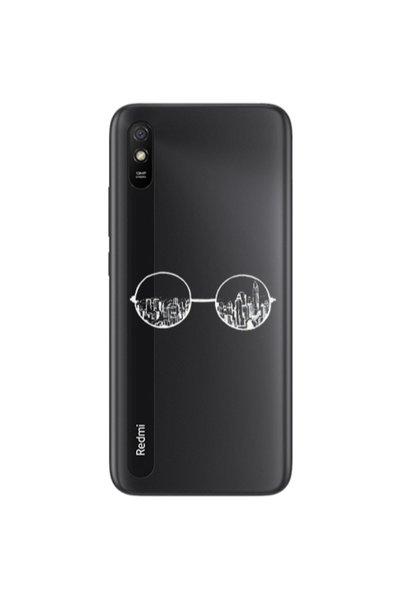 Other Xiaomi Redmi 9A Sunglasses Transparent Silicone TPU Θήκη