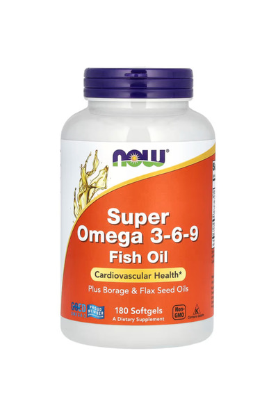 Genel Markalar Super Omega 3-6-9 1200 mg with a blend of Fish, Borage and Fla...