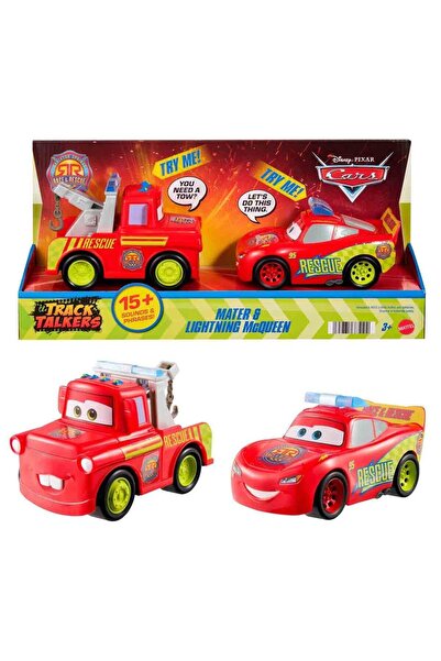 Disney Pixar Cars Track Talkers Mater & Lightning McQueen 2’li Paket Jmt56