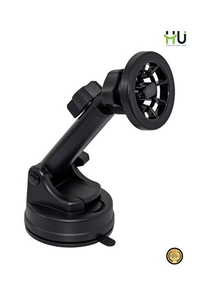 HU HAPPY USER 360° Magnetic Car Phone Holder with Strong Suction Cup & Telesc...