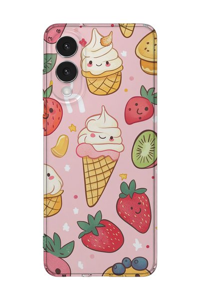 lelia Samsung Galaxy S25 Edge Compatible Printed Transparent Phone Case |   C...