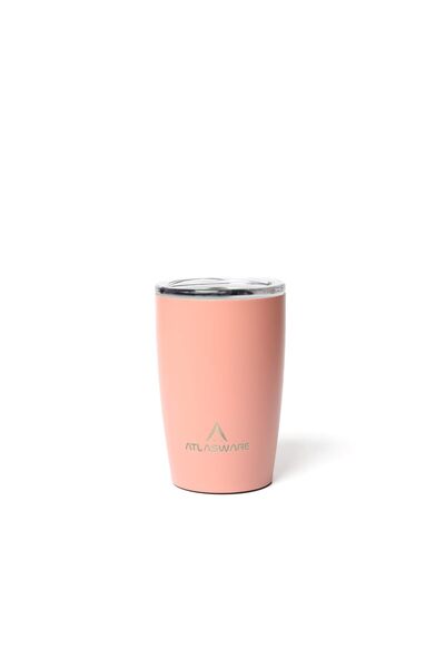 Atlasware Insulated Stainless Steel Tumbler 270ml, Double Wall Vacuum, Keeps ...