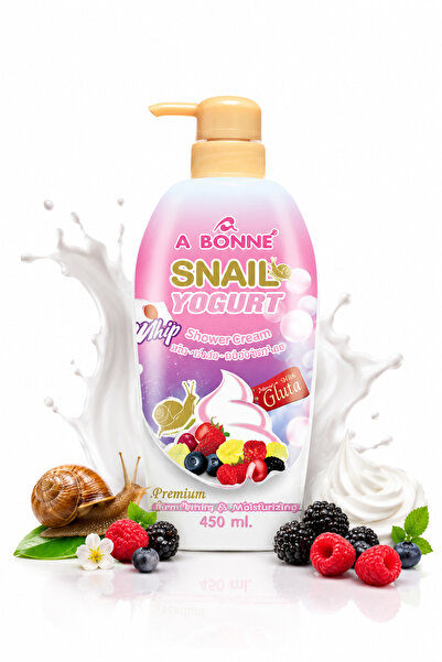 Lovisah Styles Abonne Snail Yogurt Whip Shower Cream 450 Ml.