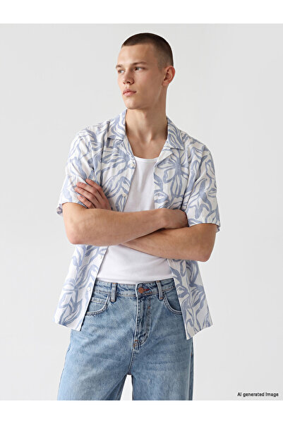 LC Waikiki I Relax Fit Embroidered Poplin Men's Shirt from Freezen Store