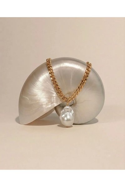 Nacre Pearl Muse inci Kolye