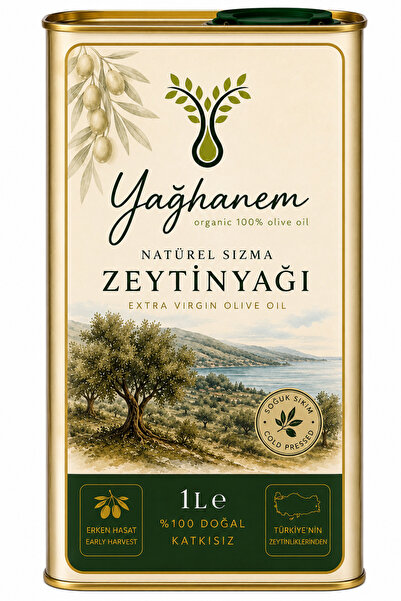 Yağhanem natürel sızma zeytinyağ - 1lt