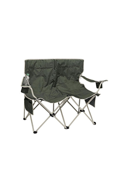 Navaris Scaun de camping dublu, 2 locuri, 130 x 30 x 85 cm, pliabil, material...