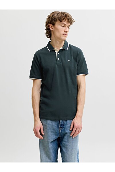 Jack & Jones Μονόχρωμο Πόλο Σερφάρι "
