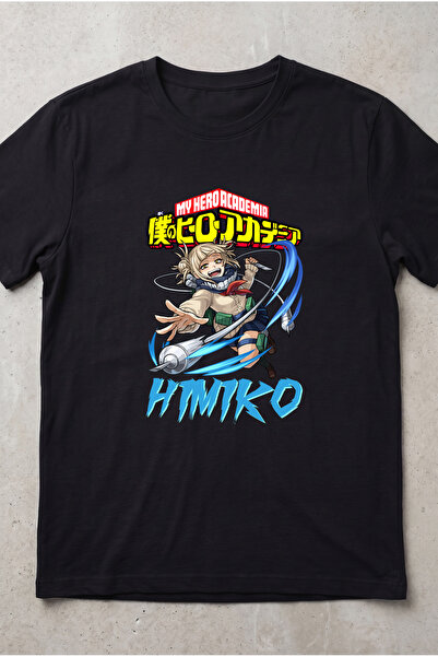 Silkensoul My Hero Academia Toga Anime Printed Standard Cut Unisex Tshirt