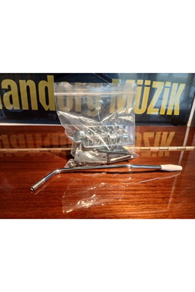 PUANDORG Stratocaster Elektro Gitar Tremolo FULL Köprü Seti Krom