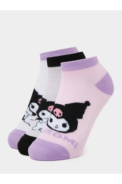 Styli Girls Set of 3 - Kiroumi Ankle Socks