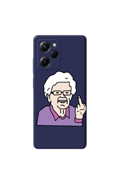 Other Xiaomi Poco X5 Pro Crazy Granny Dark blue Colored Silicone TPU Θήκη