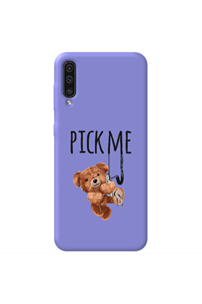 Other Samsung A70 Pick me Purple Colored Silicone TPU Θήκη