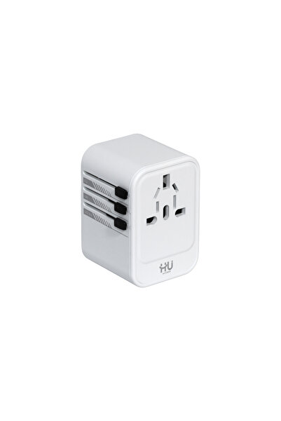 HU HAPPY USER Universal Travel Converter Adapter 20W – International Plug Adapter with 2000W