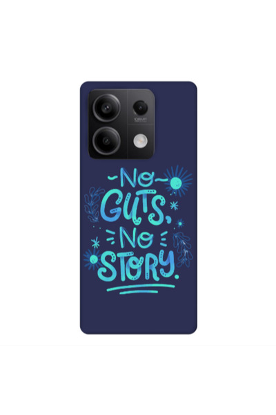 Other Xiaomi Redmi Note 13 5G No guts no story Dark blue Colored Silicone TPU...