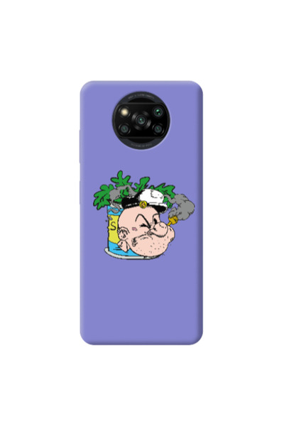 Other Xiaomi Poco X3 /X3 Pro Popeye Purple Colored Silicone TPU Θήκη