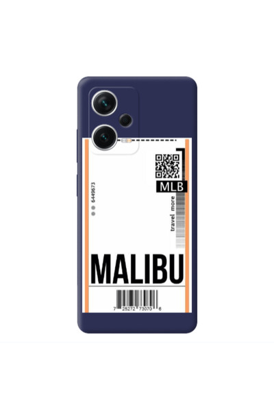 Other Xiaomi Poco X5 Malibu Travel More Dark blue Colored Silicone TPU Θήκη