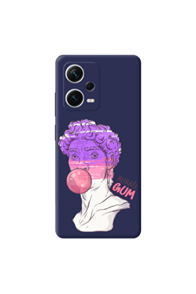 Other Xiaomi Poco X5 Pin Bubble Dark blue Colored Silicone TPU Θήκη
