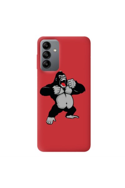 Other Samsung A04S Angry Gorilla2 Red Colored Silicone TPU Θήκη