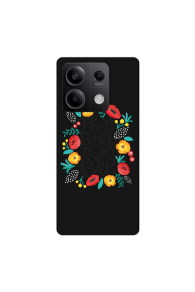 Other Xiaomi Redmi Note 13Pro 5G This Girl Black Colored Silicone TPU Θήκη