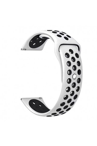 VD VERY DREAM Curea de silicon compatibilă cu Huawei Watch GT 6 46 mm, cu eliberare rapidă, 22 mm, Alb/Negru