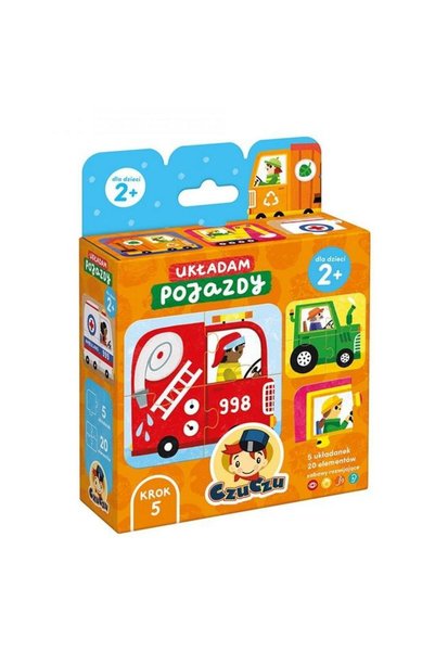OEM Puzzle/ukladanki pentru copii Bright Junior Media CzuCzu Ukladam Pojazdy,...