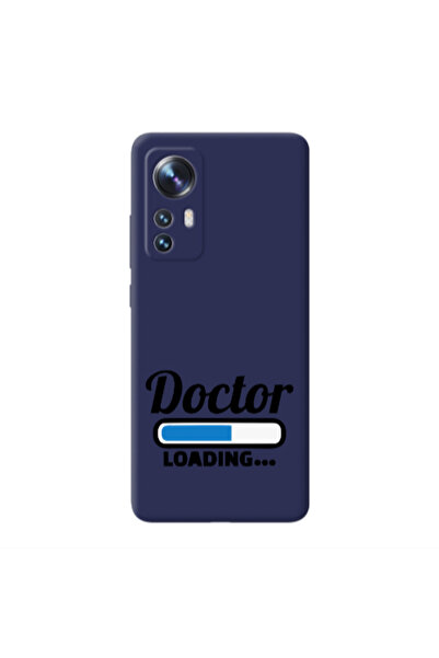 Other Xiaomi Mi 12 Pro Doctor Loading Dark blue Colored Silicone TPU Θήκη