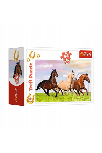 Trefl Puzzle mini Cai la galop, 54 piese