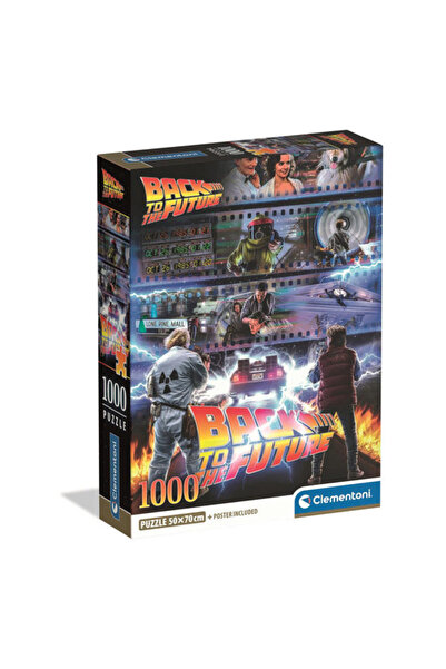 CLEMENTONI 1000 piese puzzle - Filme Cult - Back to the Future (37513)