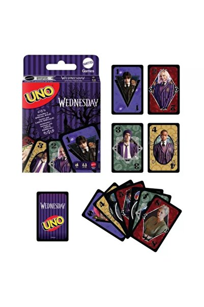 mattel Uno: joc de cărți Wednesday
