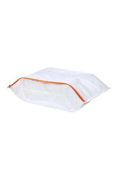 IKEA Parkla Shoe Box White-Orange 48X22 cm